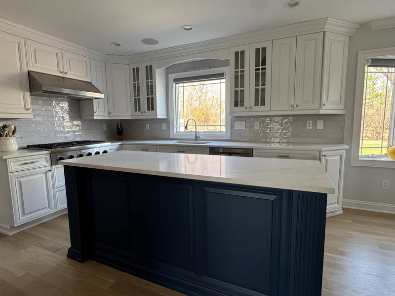 Professional tile installation in a New Jersey home